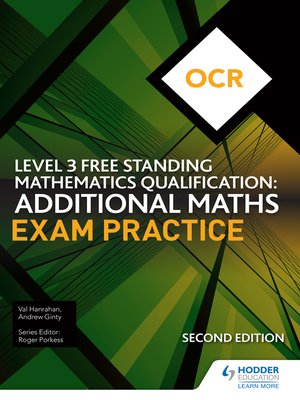 cover image of OCR Level 3 Free Standing Mathematics Qualification